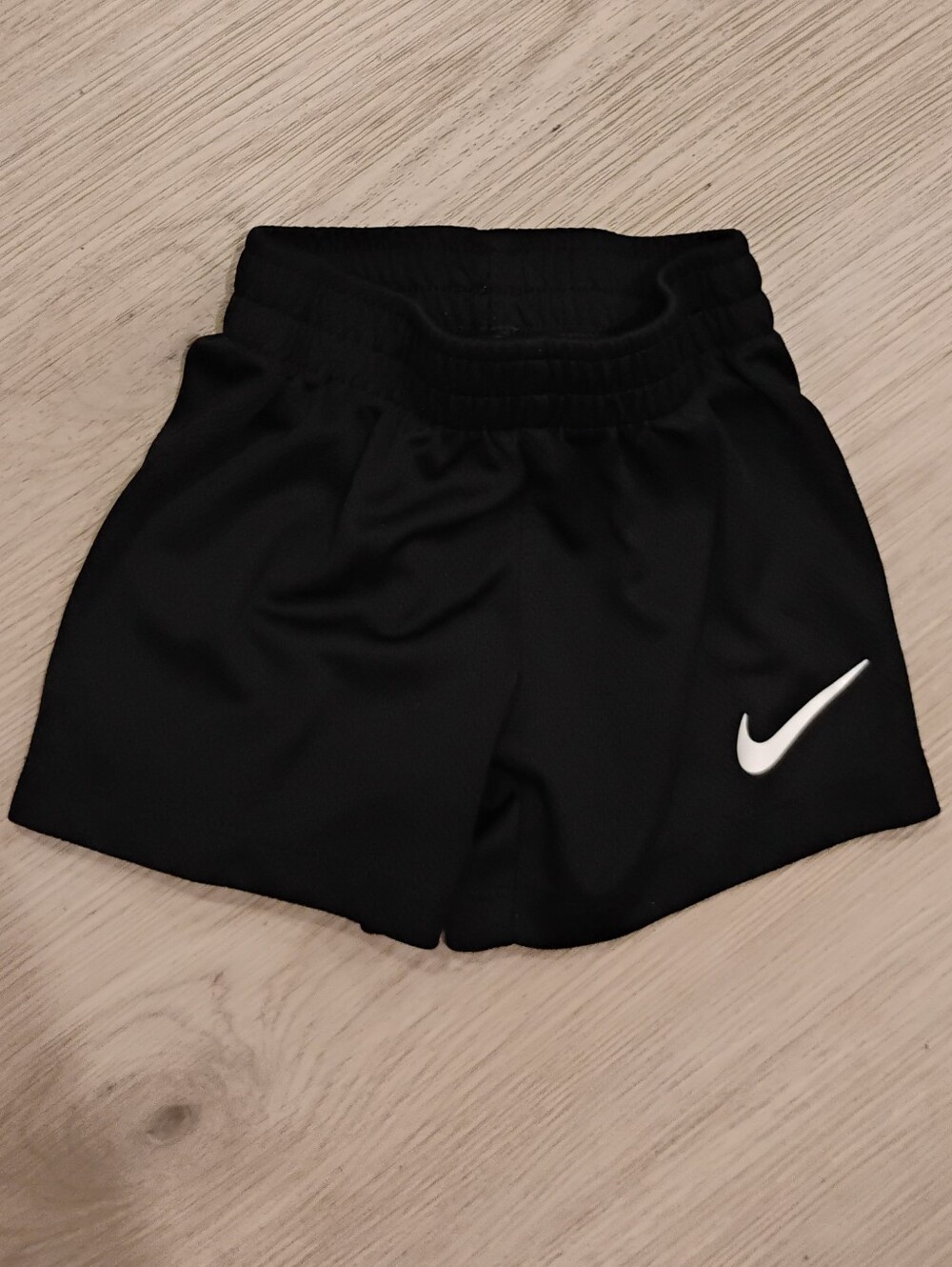 Nike Boys Baby Black Athletic Pull on Shorts Sz 12 Months